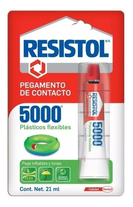 PEGAMENTO CONTACTO 5000 21ML PLAST.FLEXI 465753 RESISTOL    (