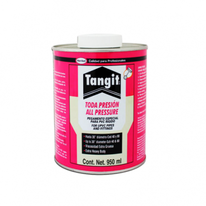 Z PEGAMENTO CONTACTO P/PVC 950ML    TANG 465555 TODA PRESION/