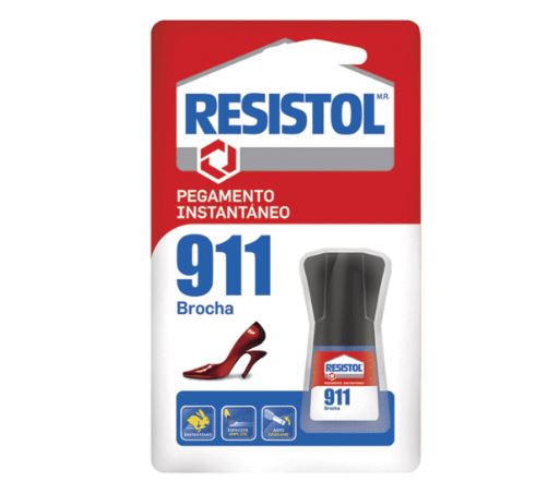 PEGAMENTO INSTANT. 5GR C/BROCHA RESISTOL 402819 MOD.911