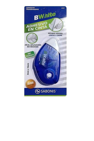 PEGAMENTO T/CINTA 10M B-WHITE    SABONIS 402009 MOD.777 TIPO