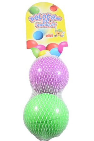 PELOTA #02     ESPONJA SATELITE CHI.C/25