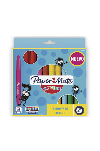 PLUMIN LAV. PINCELIN  C/12 CL.SURT.PAPER