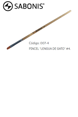 PINCEL DE MADERA SABON.007  PL.# 4