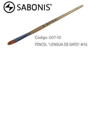 PINCEL DE MADERA SABON.007  PL.#10