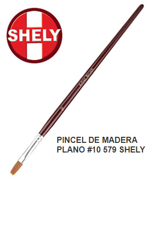 PINCEL DE MADERA PLANO #11   579   SHELY 780721 (ARTISTICOS)