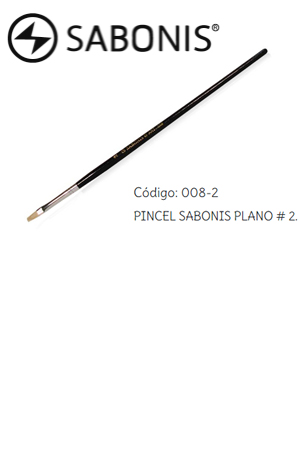 PINCEL DE MADERA SABON.008  PL.# 2