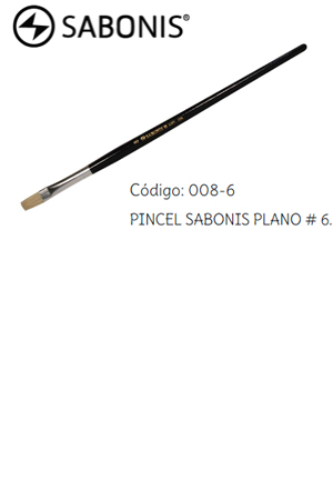 PINCEL DE MADERA SABON.008  PL.# 8