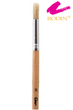 PINCEL DE MADERA REDONDO # 5 6233  RODIN