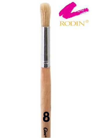 PINCEL DE MADERA REDONDO # 8 6233  RODIN