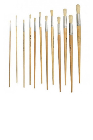 PINCEL DE MADERA REDONDO # 4 582   SHELY 780714 (ARTISTICOS)