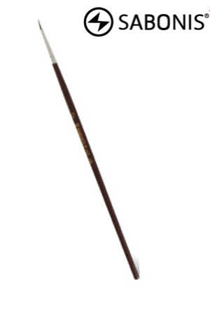 PINCEL DE MADERA SABON.006  RD.#00 C/12