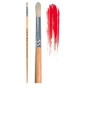 PINCEL DE MADERA REDONDO # 1 6233  RODIN