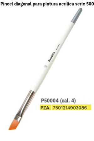 PINCEL P/PINTURA ACRILICA DIAG.   P50004 918097 903086 BARRIL