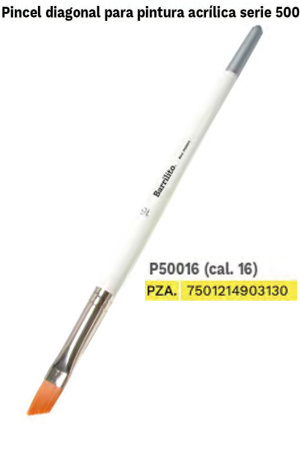 PINCEL P/PINTURA ACRILICA DIAG.   P50016