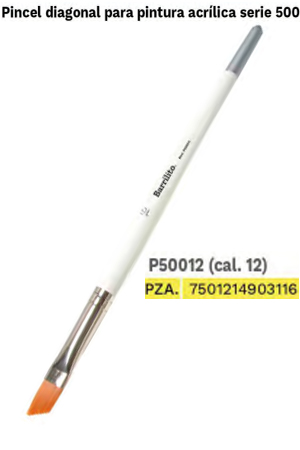 PINCEL P/PINTURA ACRILICA DIAG.   P50012 918110 BARRILITO