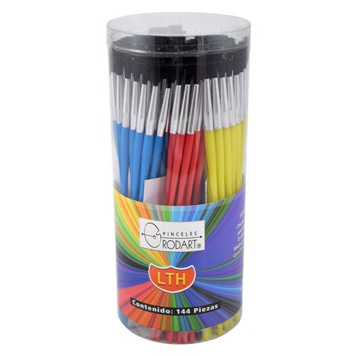PINCEL ESCOLAR C/144 COLOR.SURT.   RODIN
