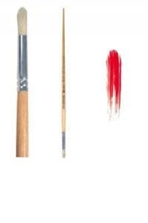 PINCEL DE MADERA REDONDO # 3 6233  RODIN