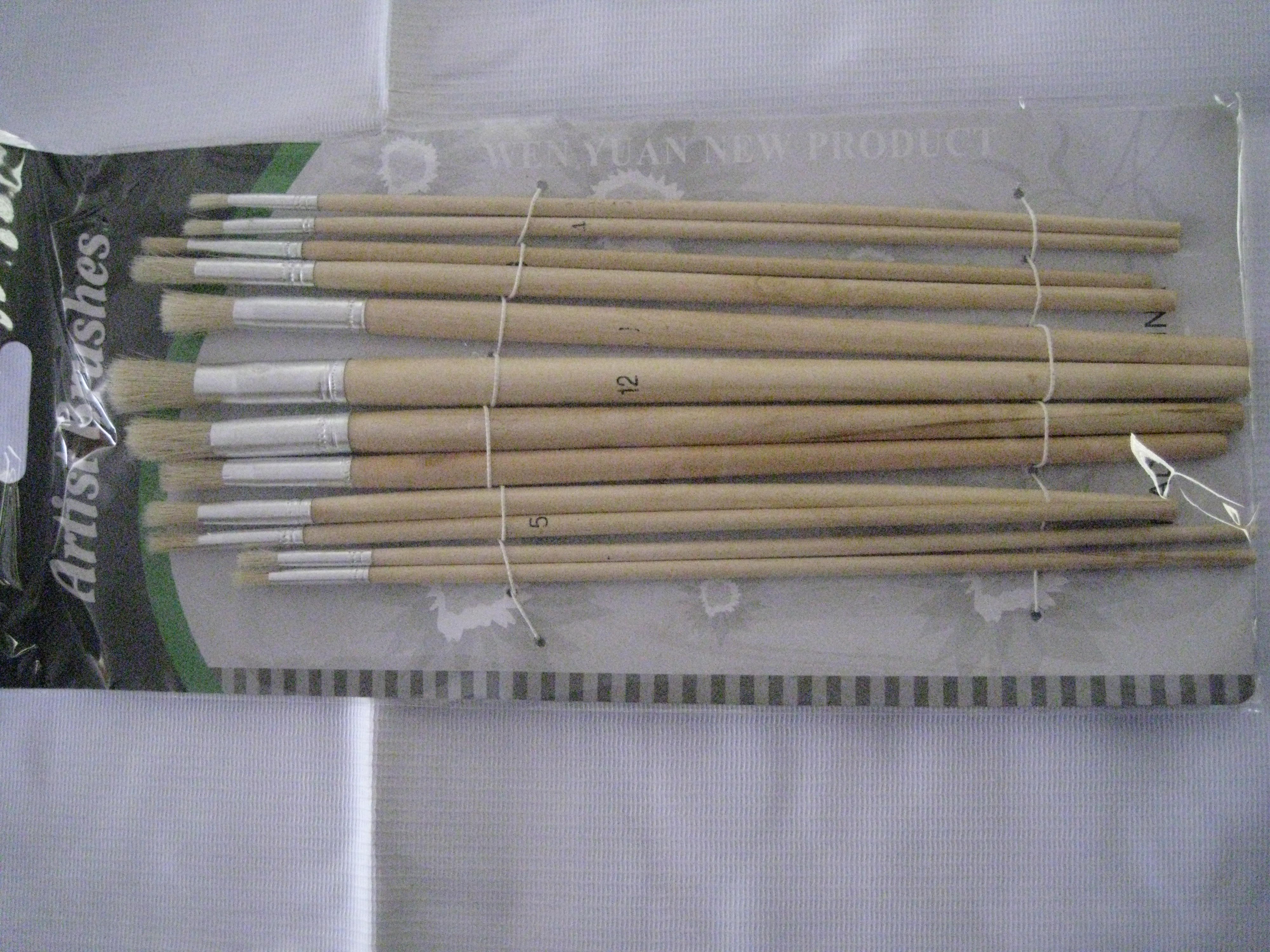 PINCEL DE MADERA ALIAM.582  RD.    C/12