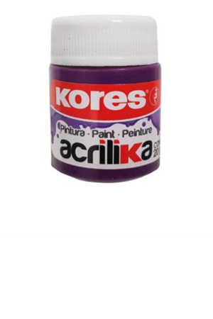 Z PINTURA ACRILICA  20GR VIOLETA     KOR 727152 PROD.DESCATAL