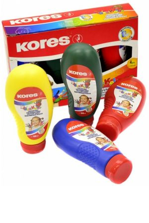 PINTURA DIGITAL 150ML COL.SURT.C/4 KORES 725240 72524 <AZ,VD,