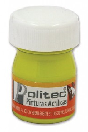 PINTURA ACRILICA  20ML LMON H.C/12 POLIT
