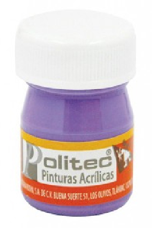 PINTURA ACRILICA  20ML MORADO C/12 POLIT