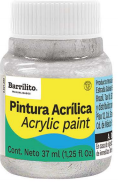 PINTURA ACRILICA  37ML PLATA MET.BARRILI 906001 920700 AM500