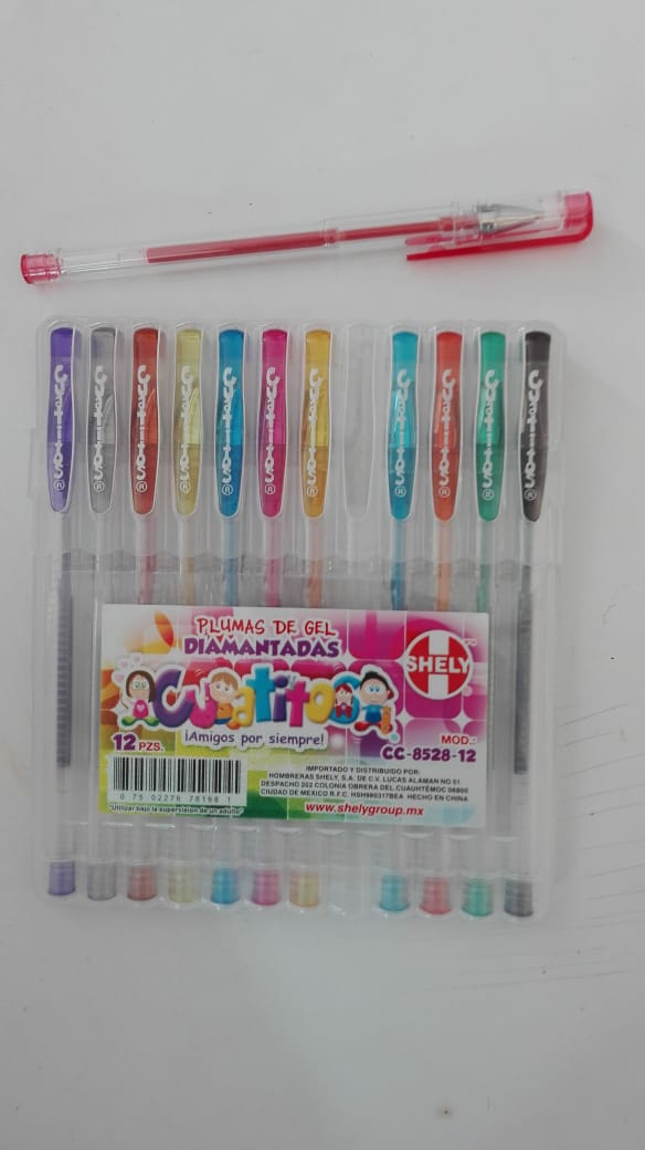 Z BOLIGRAFO MED. CUATITOS SURT.C/12  SHE 780080 C8528-12 TITA