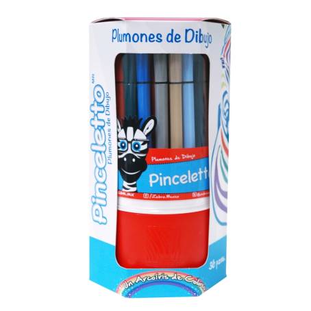 PLUMIN LAV. PINCELETO  C/36        ZEBRA 615285 4006-36 COL/S