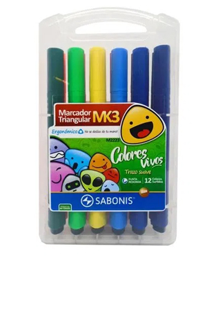 PLUMIN LAV. SABONIS C/12 COLOR.SURT.TR