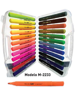 PLUMIN LAV. SABONIS C/24 COLOR.SURT.TR