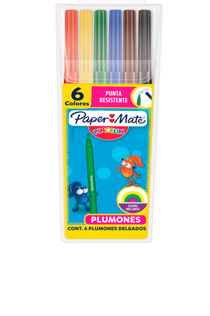 PLUMIN LAV. PINCELIN  C/06 CL.SURT PAPER