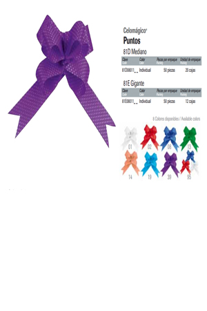 MOÑOS P/REGALO PUNTO GIG.C/50 AZL R.CELO 81E0801108