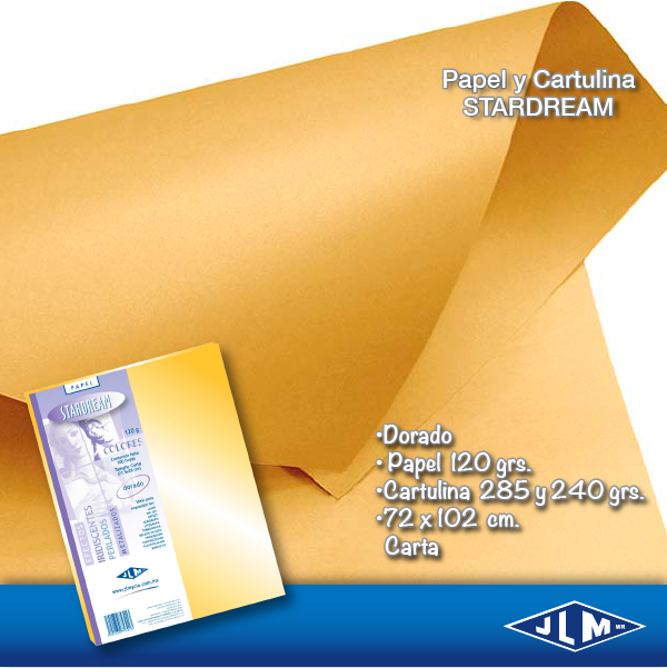 CARTULINA CTA STARDREAM DORADO     C/100 751842 2059-1-06 JLM
