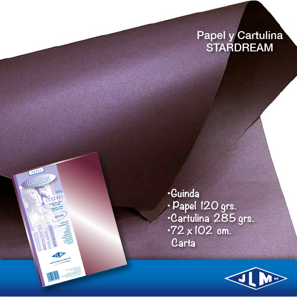 CARTULINA CTA STARDREAM GUINDA     C/100 752061 2059-1-05 JLM