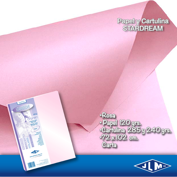CARTULINA CTA STARDREAM ROSA       C/100 751880 2059-1-11 JLM
