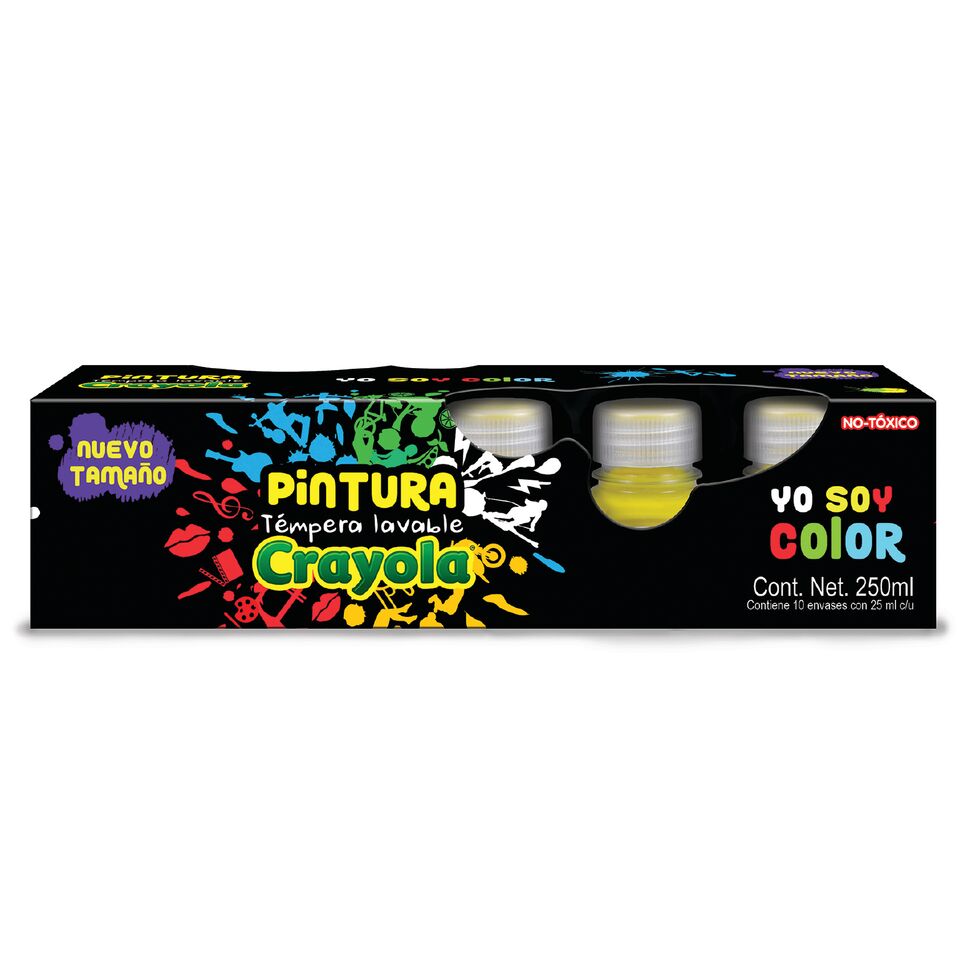 PINTURA CARTEL  25ML AMARILLO C/10 CRAYO