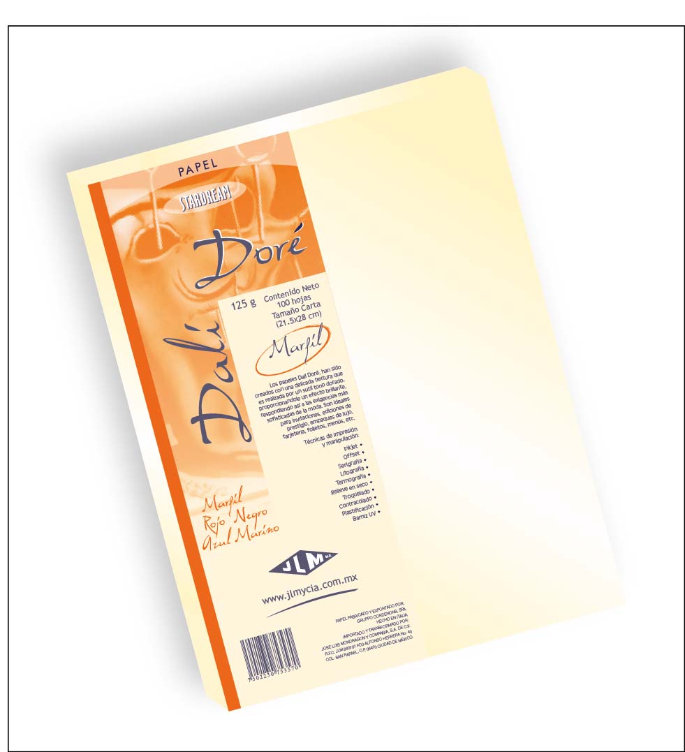 CARTULINA CTA STARDREAM D.D.MARFIL C/100 752177 2059-9 JLM (D
