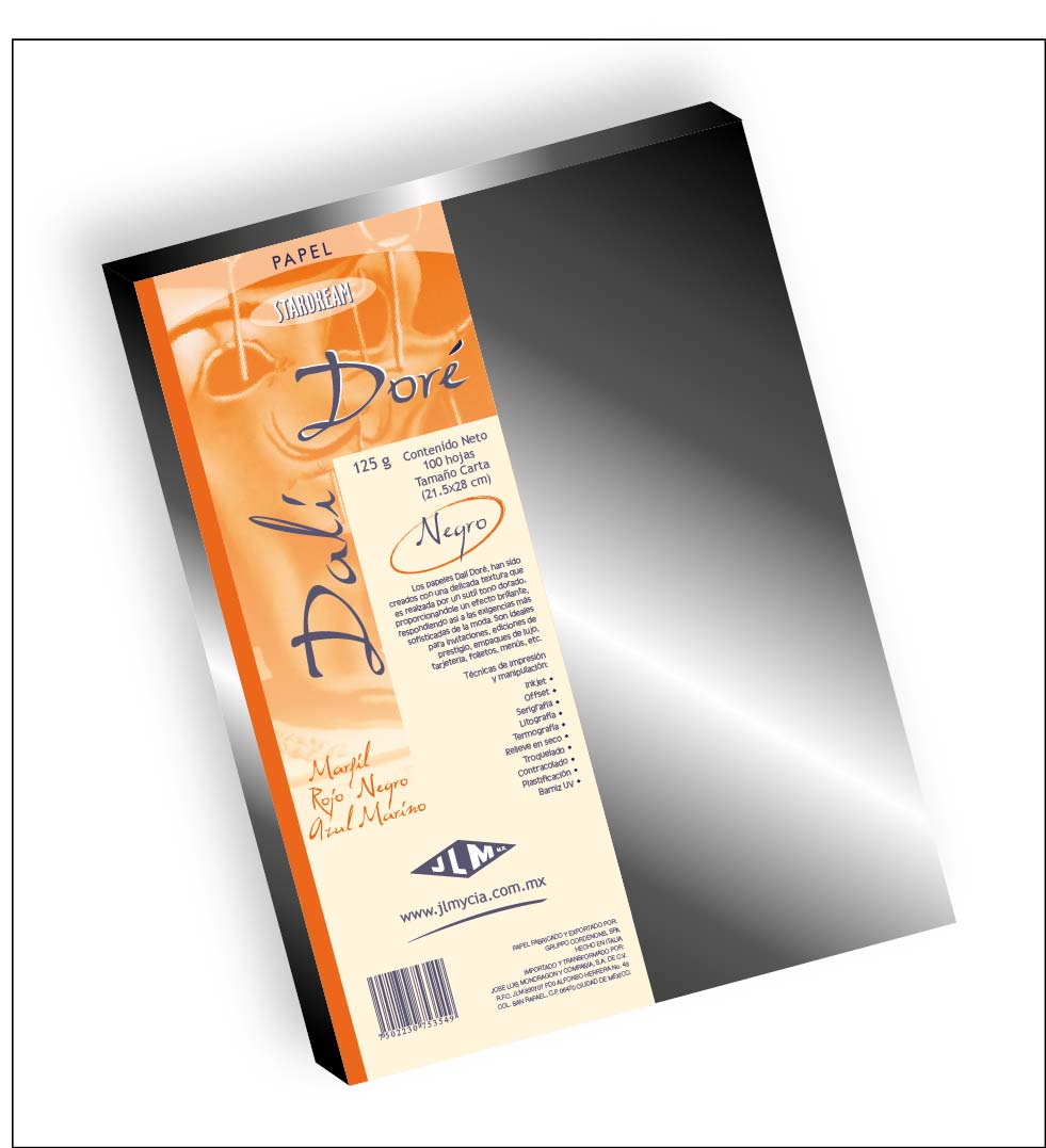 CARTULINA CTA STARDREAM D.D.NEGRO  C/100 755536 2059-9-2 (DAL
