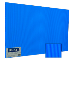 PAPEL CORRUGADO EXT.FLUOR.AZL.C/10 SAIRA 020085 07 165GR (50X