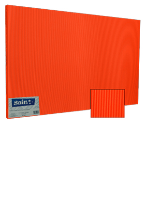 PAPEL CORRUGADO EXT.FLUOR.NJA.C/10 SAIRA 020030 03 165GR (50X