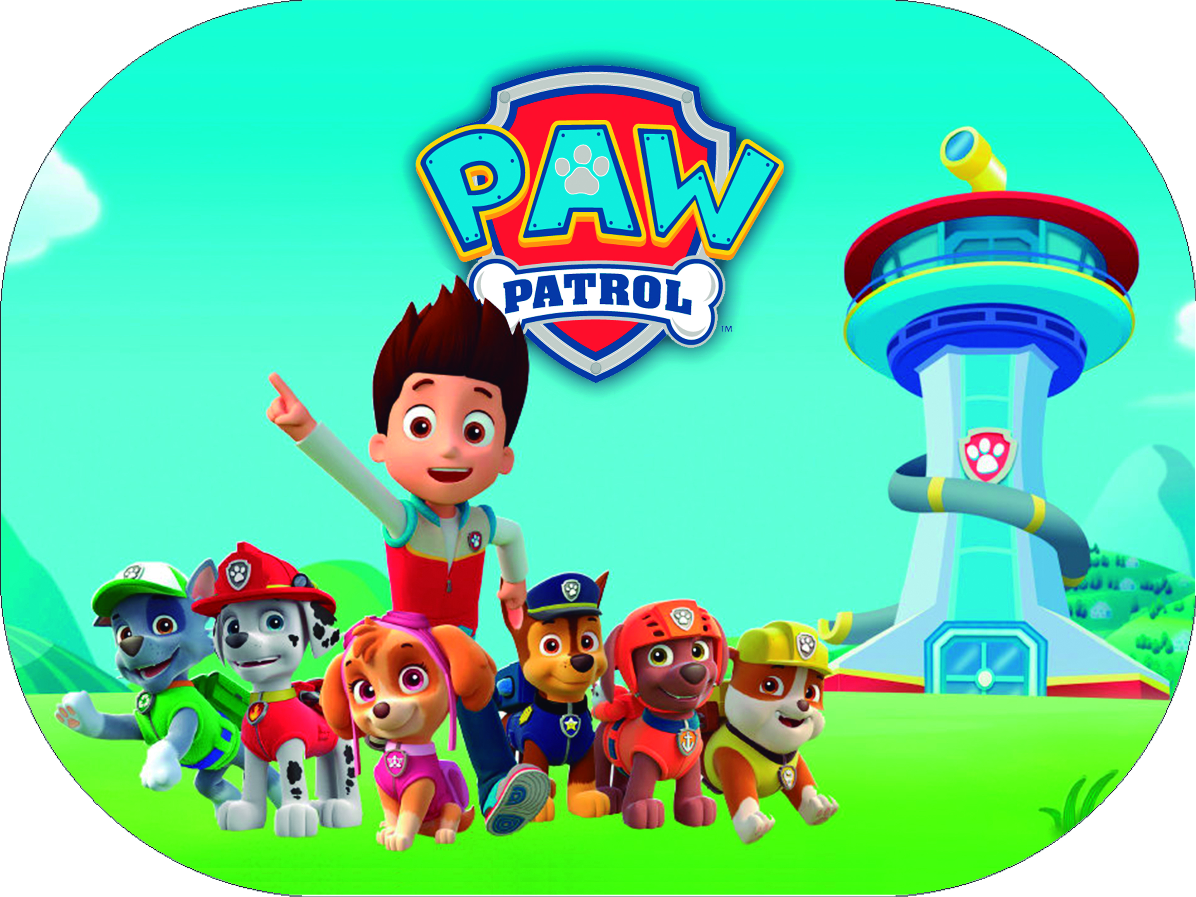 TAPETE PLAST. P/ALIMENTOS PAW PATROL