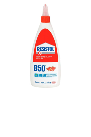 PEGAMENTO BLANCO  225G   850    RESISTOL