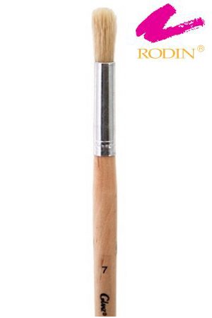 PINCEL DE MADERA REDONDO # 7 6233  RODIN