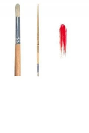 PINCEL DE MADERA REDONDO #12 6233  RODIN