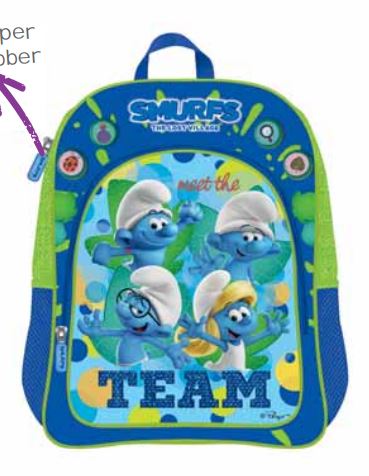 MOCHILA ESCOLAR PITUFO MOVIE       U-PAK 854778