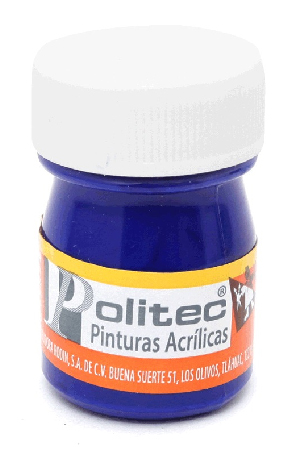 PINTURA ACRILICA  20ML AZ.COB.C/12 POLIT