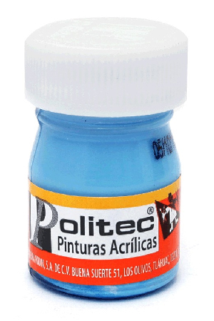PINTURA ACRILICA  20ML AZL PA.C/12 POLIT