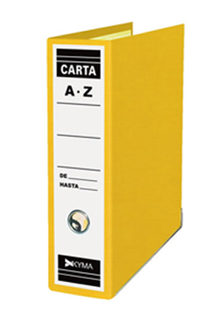 REGISTRADOR CARTA AMARILLO ARCOIRIS KYMA
