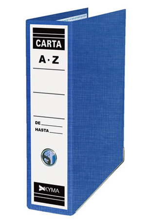 REGISTRADOR CARTA AZUL     ARCOIRIS KYMA